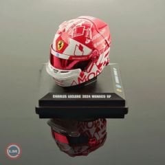1:5 2024 Charles Leclerc Scuderia Ferrari Monaco GP Kask