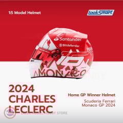 1:5 2024 Charles Leclerc Scuderia Ferrari Monaco GP Kask