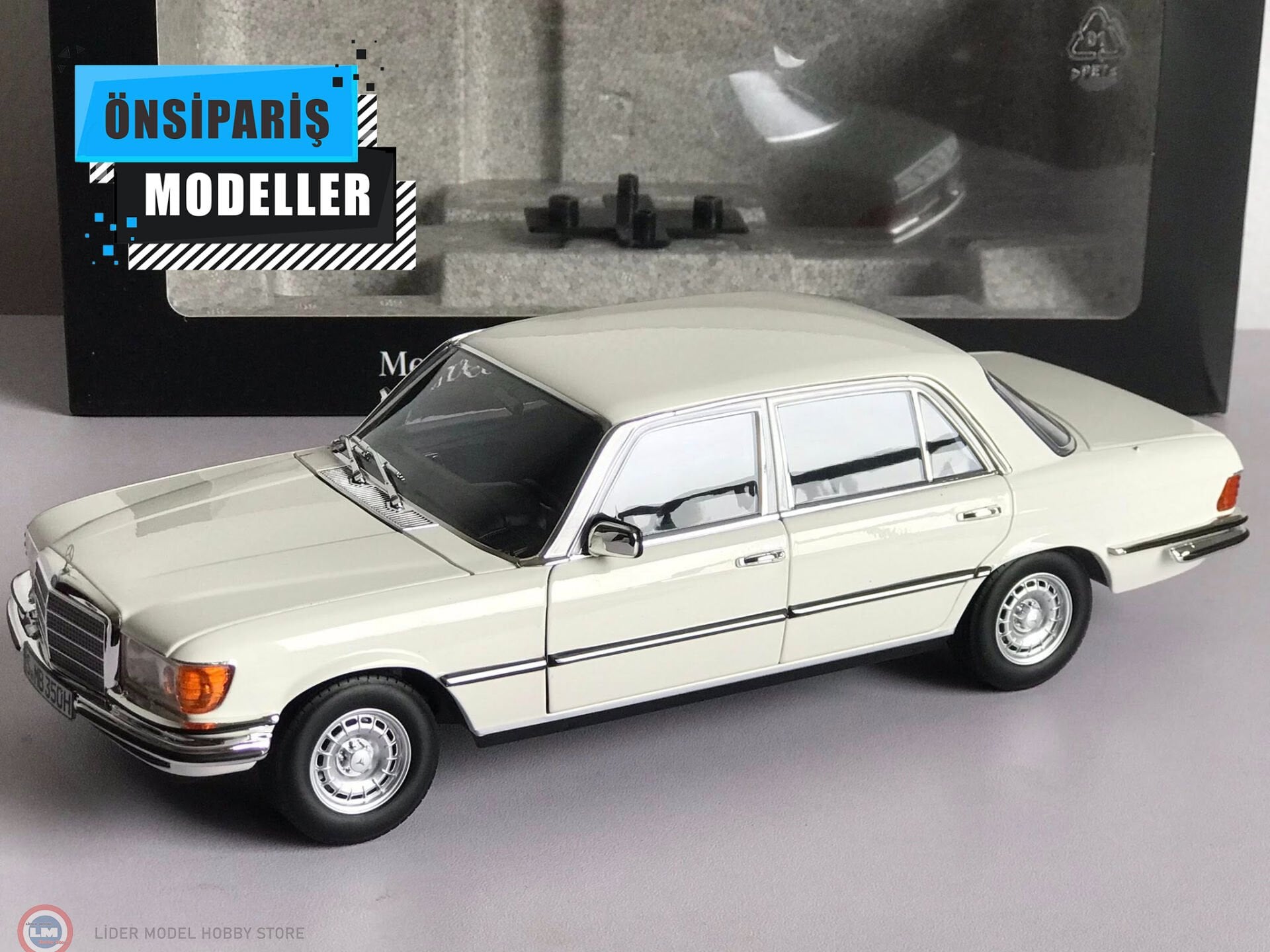 1:18 Norev 1976 Mercedes Benz 350SEL W116