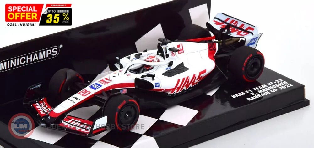 1:43 Minichamps 2022 Haas F1 TEAM VF-22  #20 - KEVIN MAGNUSSEN - BAHRAIN GP - Formula 1