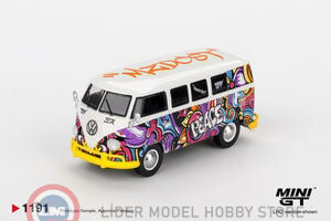 1:64 Mini GT 1967 Volkswagen T1 Bus 1967 '' Mizu Design Hippie