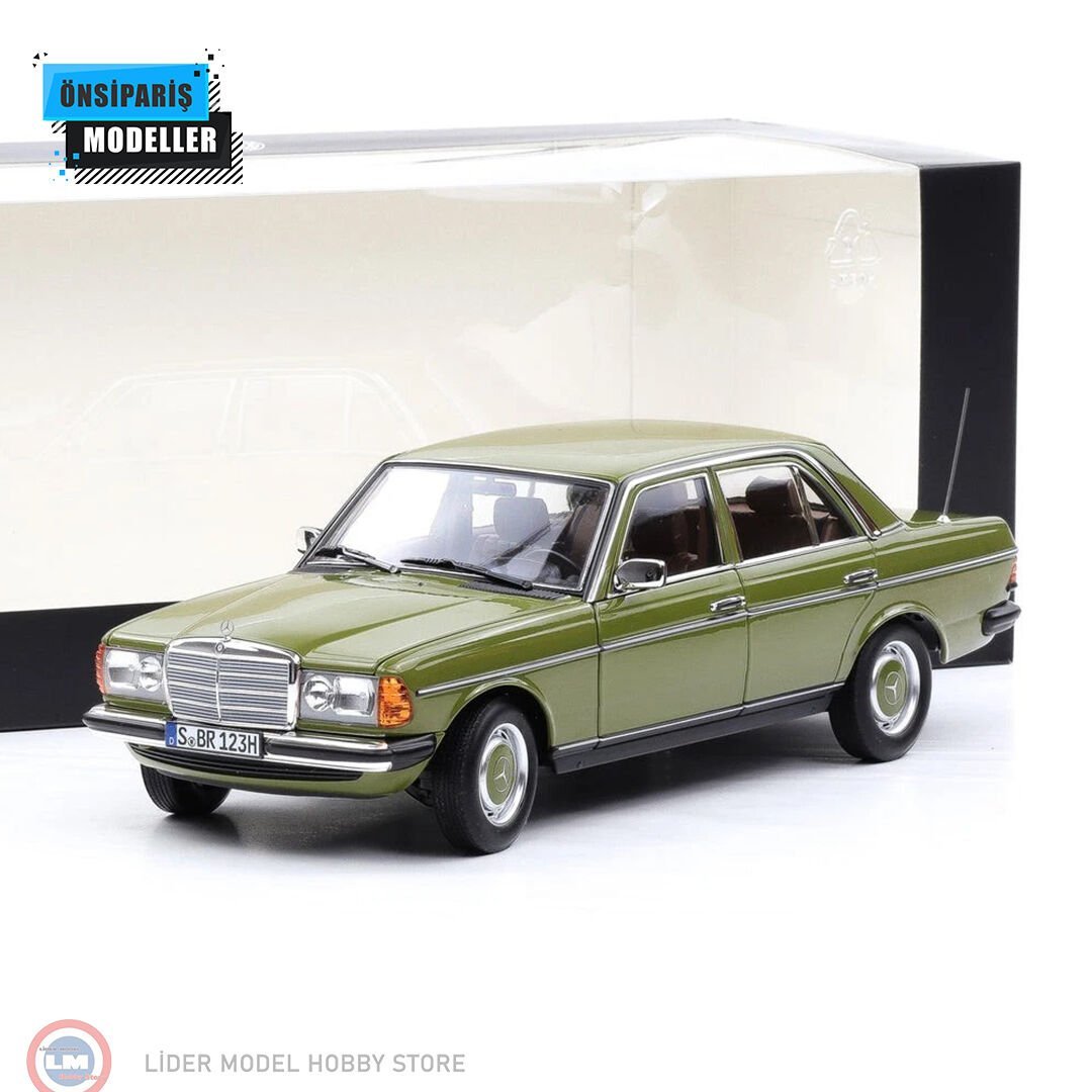 1:18 Norev 1976 Mercedes Benz E Class 200 W123 Agave Green