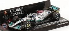 1:43 Minichamps 2022 Mercedes Benz AMG W13 #63 - GEORGE RUSSELL - BRITISH GP - Formula 1