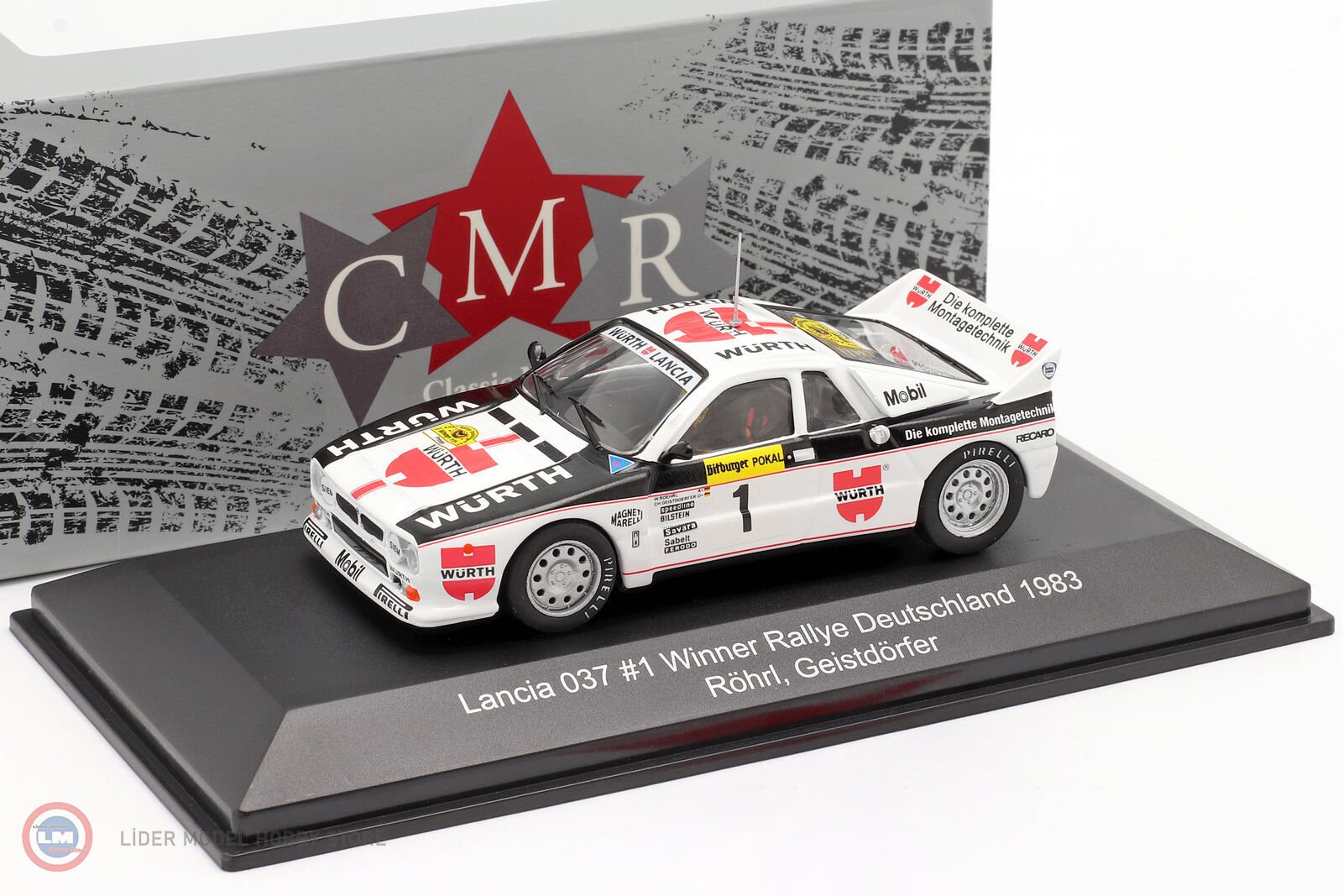 1:43 1983 Lancia 037 #1 Winner Rallye Germany