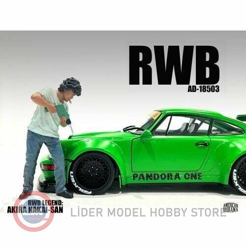 1:18 American Diorama, RWB Legend Akira Nakai Figür #3- San Figure