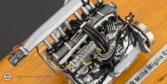 1:18 CMC Mercedes Benz 300 SLR Engine with Showcase