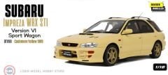1:18 OTTO 1999 Subaru Impreza WRX STI Verison 6 Station Wagon Cashmere Yellow