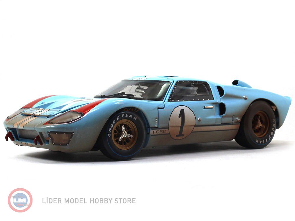 1:18 1966 Ford GT-40 MK II Hardtop #1 Dirt