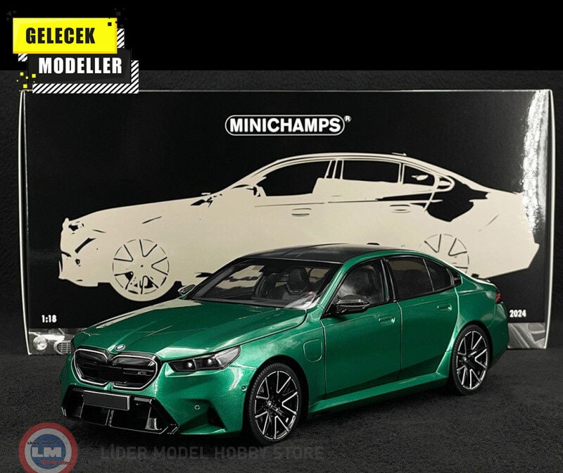 1:18 Minichamps 2024 BMW M5 G90 Green Metallic