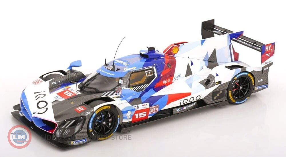 1:18 Minichamps 2024 BMW M Hybrid V8 #15 24h LeMans