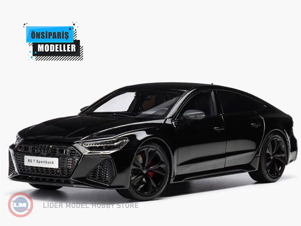 Audi RS 7 Sportback ミニカー Keng Fai - 1:18 2021 Audi RS7 4,0 TFSI Sportback-Black - 12.050,11