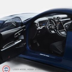 1:18 NZG 2024 Mercedes Benz CLE 53 AMG Coupe Spectral Blue