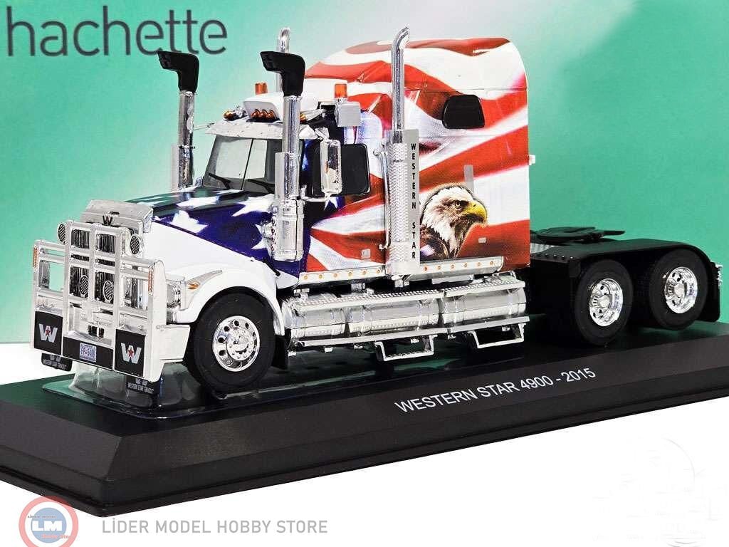 1:43 Atlas 2015 Western Star 4900 American bayraklı