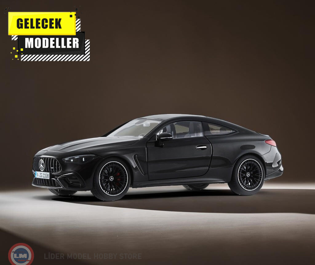 1:18 NZG 2024 Mercedes Benz CLE 53 AMG Coupe Obsidian Black
