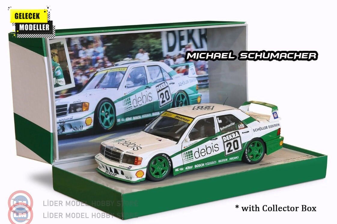 1:18 WERK83 1991 Mercedes-Benz 190E 2.5-16 Evo II #20 DTM 1991 Michael Schumacher