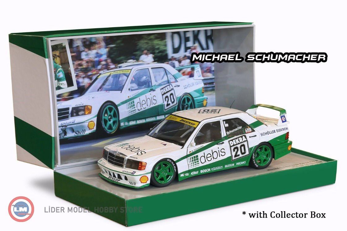 1:18 WERK83 1991 Mercedes-Benz 190E 2.5-16 Evo II #20 DTM 1991 Michael Schumacher