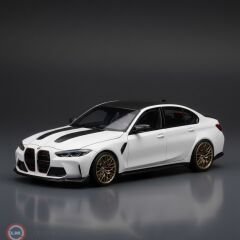 1:18 Minichamps 2023 BMW M3 CS G80 Frozen Solid White