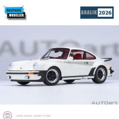 1:18 Autoart Porsche 911 Turbo 3.0 (930) (Grand Prix White)