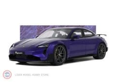 1:18 GT Spirit 2023 Porsche Taycan Turbo GT - Purple Sky Metallic