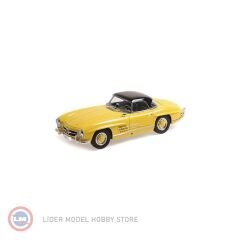 1:18 1958 MERCEDES-BENZ 300 SL ROADSTER (W198)– YELLOW – W HARDTOP
