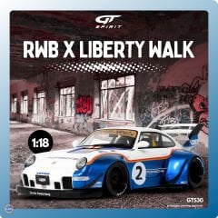 1:18 GT Spirit 2004 PORSCHE  911 993 RWB LIBERTY WALK #2 RACING