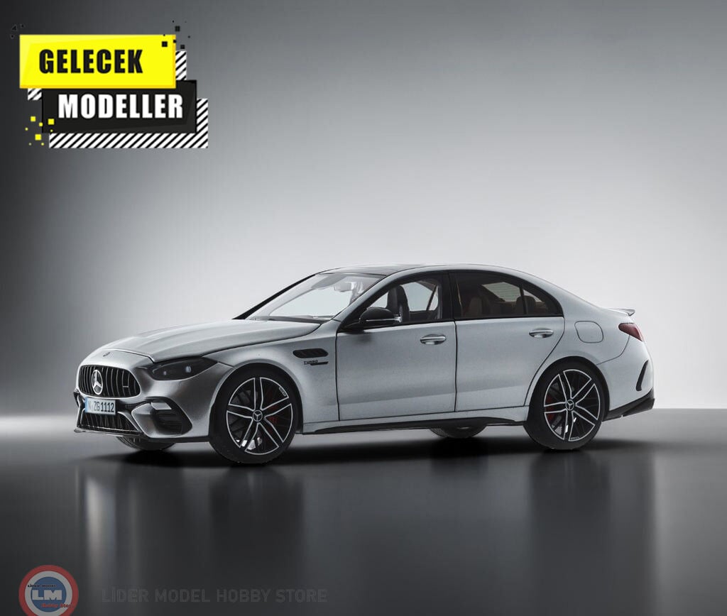 1:18 NZG 2024 Mercedes Benz C63 S E-Performance Hightech Silver