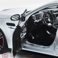 1:18 NZG 2024 Mercedes Benz C63 S E-Performance Hightech Silver