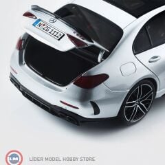 1:18 NZG 2024 Mercedes Benz C63 S E-Performance Hightech Silver