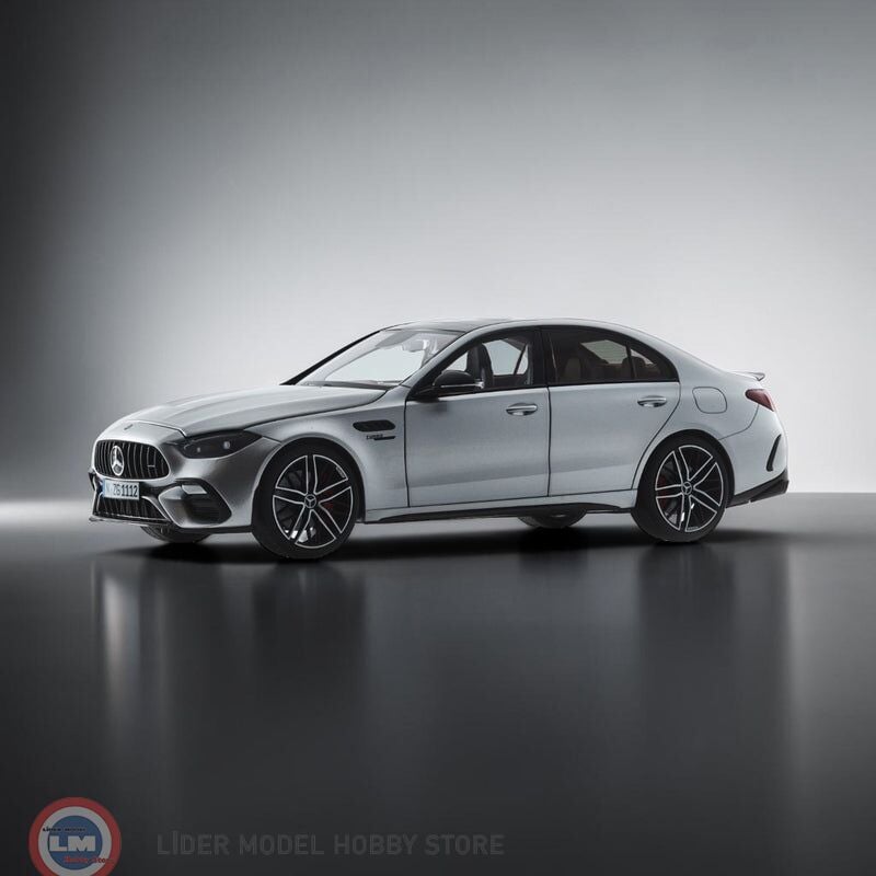 1:18 NZG 2024 Mercedes Benz C63 S E-Performance Hightech Silver