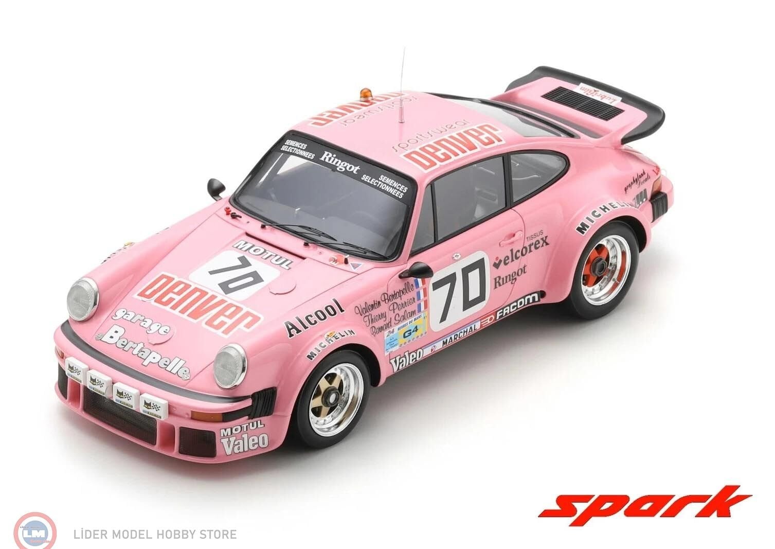 1:18 Spark Porsche 934 #70 17th Le Mans 24H 1982
