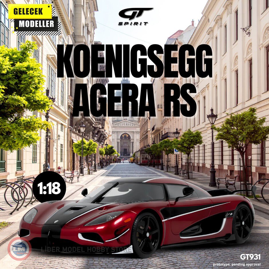 1:18 GT Spirit 2017 Koenigsegg Agera RS - Deep Red