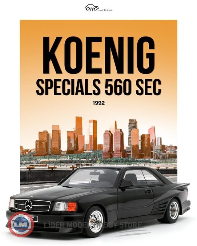 1:18 OTTO 1992 Mercedes Benz 560 SEC W126 - Koenig Specials