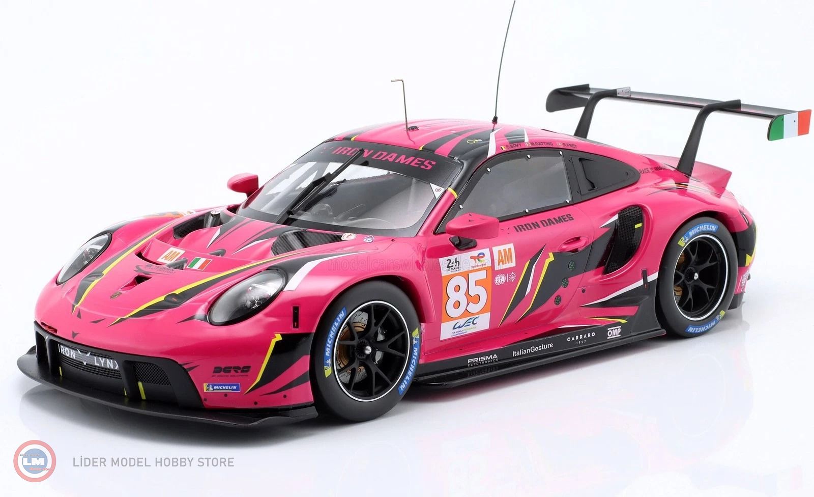1:18 IXO 2023 Porsche 911 RSR #85 Iron Dames