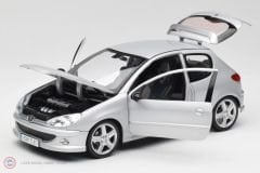 1:18 Norev 2003 Peugeot 206 RC Aluminium Silver