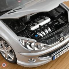 1:18 Norev 2003 Peugeot 206 RC Aluminium Silver