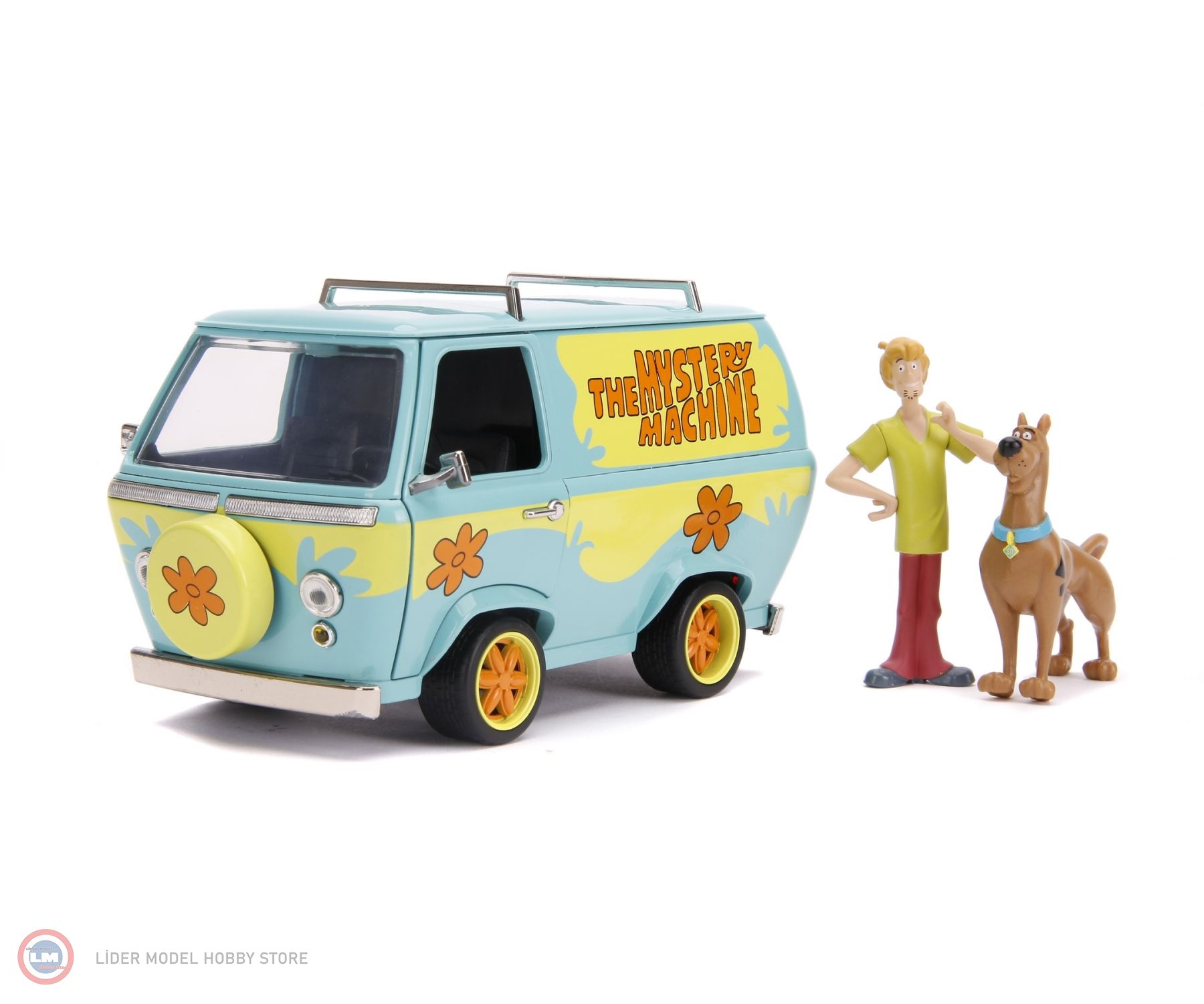 1:24 1975 HANNA BARBERA  Scooby Doo Mystery Machine with Shaggy & Scooby Figure