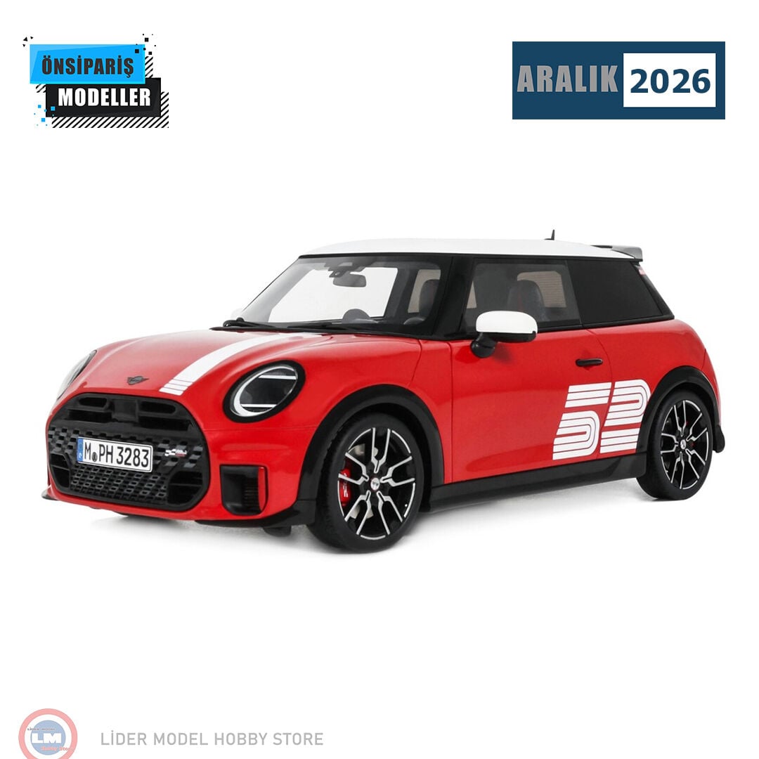1:18 Otto Mini Cooper JCW Victory Edition Chili Red 2026