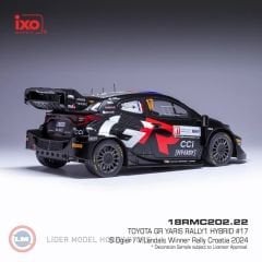 1:18 IXO 2024 Toyota Yaris Rally 1 #17, WRC, Rally Croatia