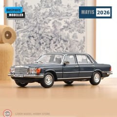 1:18 Norev 1979 Mercedes Benz 350 SEL Hansa Blue