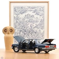 1:18 Norev 1979 Mercedes Benz 350 SEL Hansa Blue