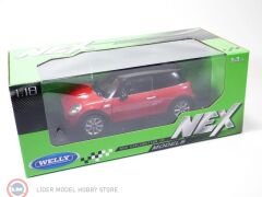 1:18 Welly 2014 Mini Cooper S - red