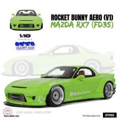 1:18 2015 Mazda RX7 FD3S Rocket Bunny Aero