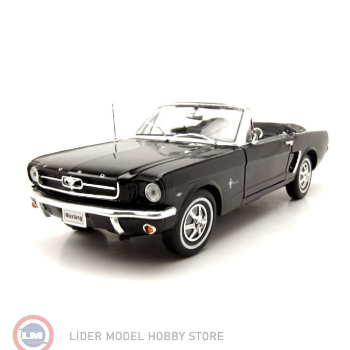 1:18 Welly 1964 Ford Mustang Cabrio 1/2 - black