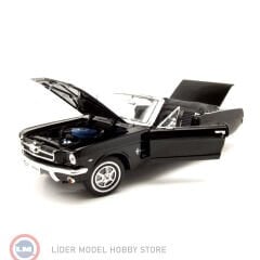 1:18 Welly 1964 Ford Mustang Cabrio 1/2 - black