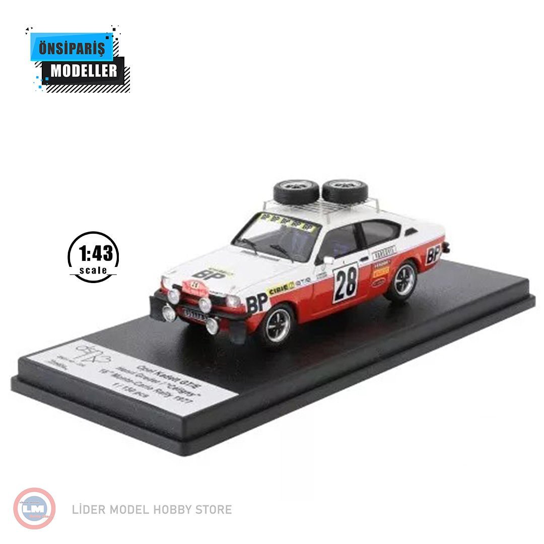 1:43 Trofeu 1977 Opel Kadett C GTE Rallye WM Rallye Monte Carlo No28