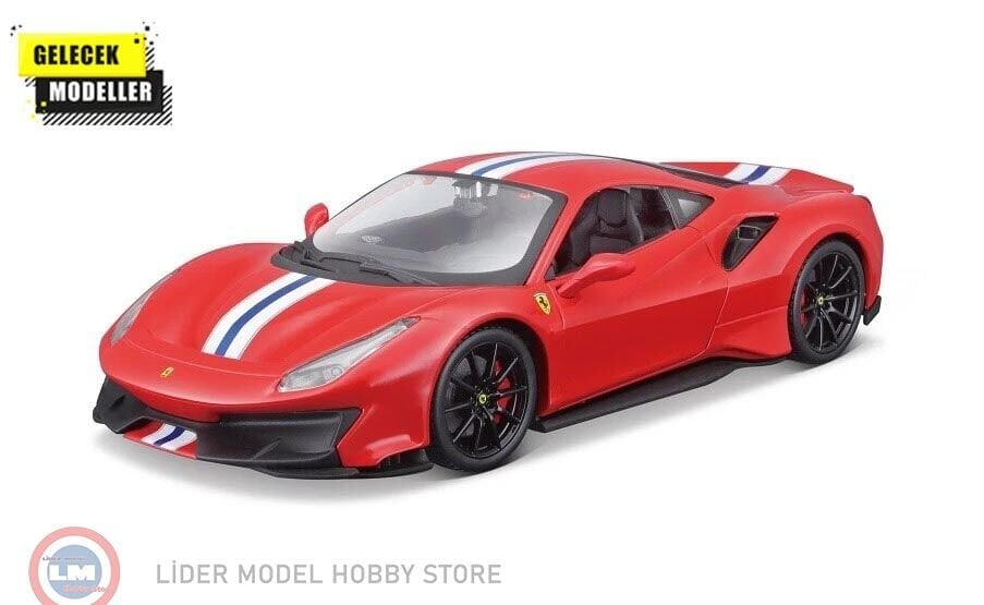 1:24 Burago 2018 Ferrari 488 PISTA Red