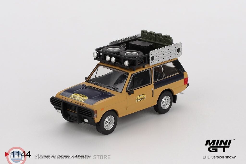 1:64 Mini GT 1981 Land Rover RANGE ROVER C.SWOBODA & K.MENTEL WINNER CAMEL TROPHY SUMATRA