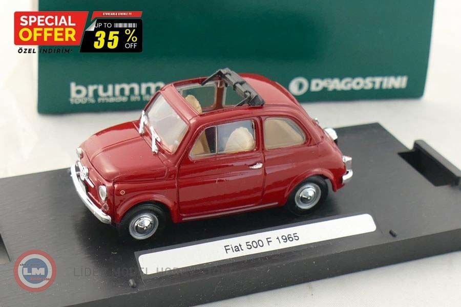 1:43 Brumm 1965 Fiat 500 F