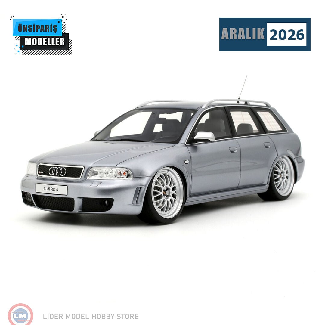 1:18 Otto Audi RS4 B5 Avant Stanced Avus Silver 2025