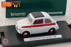 1:43 Brumm 1959 Fiat 500 Sport Tetto Apribile